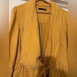 Gently Worn - Mustard Yellow Long Jacket